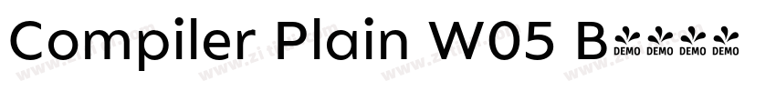 Compiler Plain W05 B字体转换